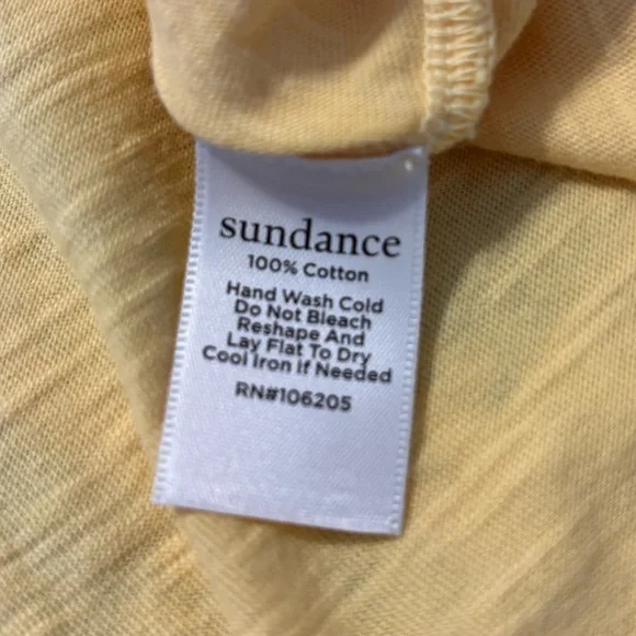 Sundance Manette LaceYellow Cotton Tank with pom-pom trim - Picture 9 of 9